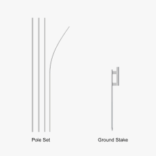 Econo Flag Pole Set